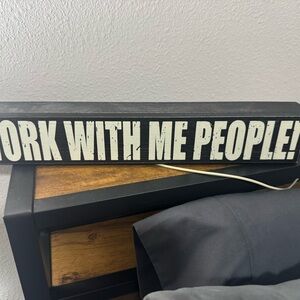 Black and White Motivational Wall Sign